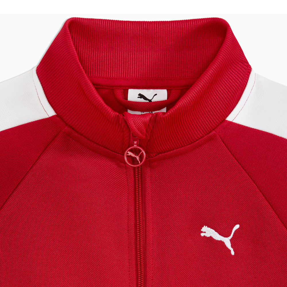 Shop Red Boys T7 Core Pack Heavy Pique T7 Full Zip Track Jacket