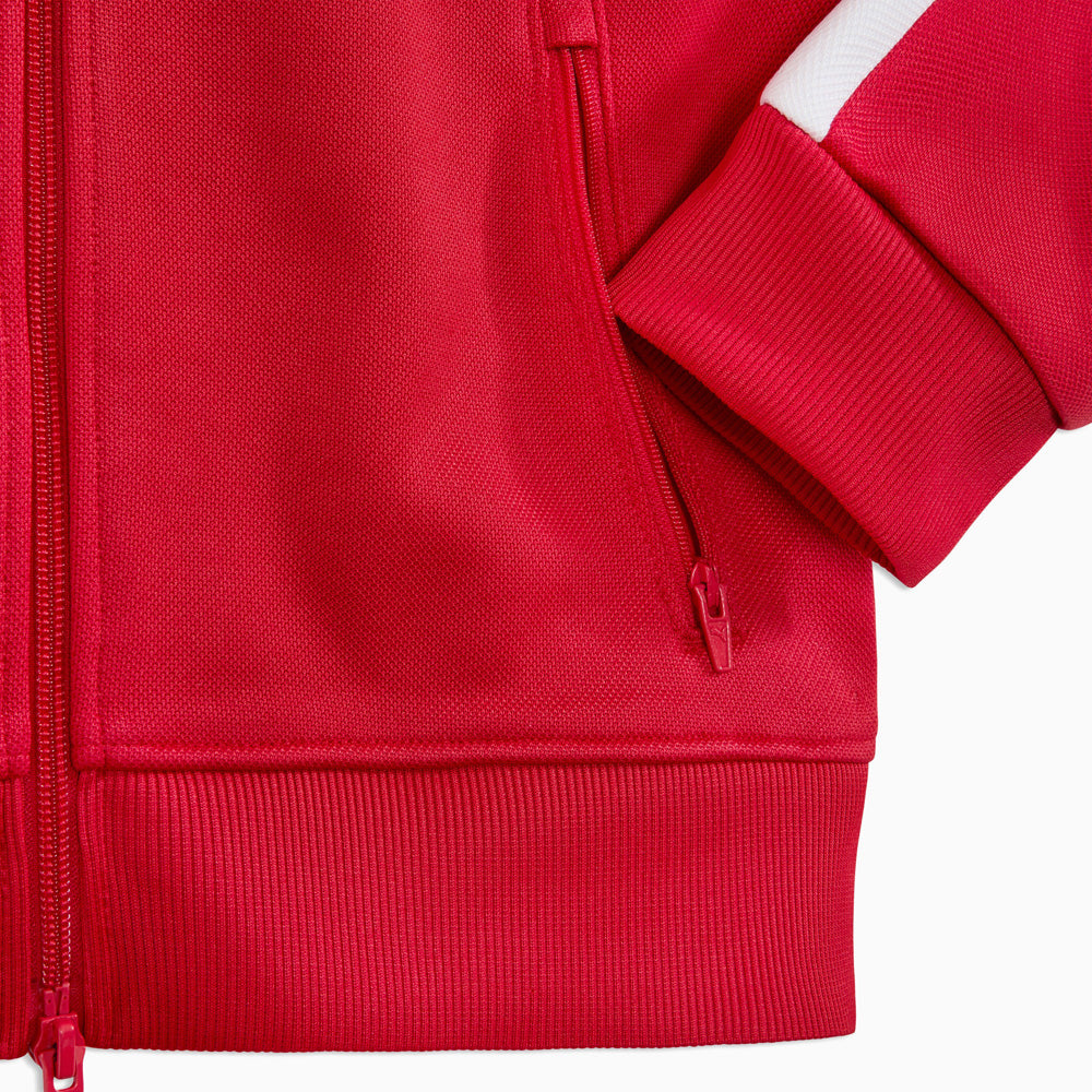 Shop Red Boys T7 Core Pack Heavy Pique T7 Full Zip Track Jacket