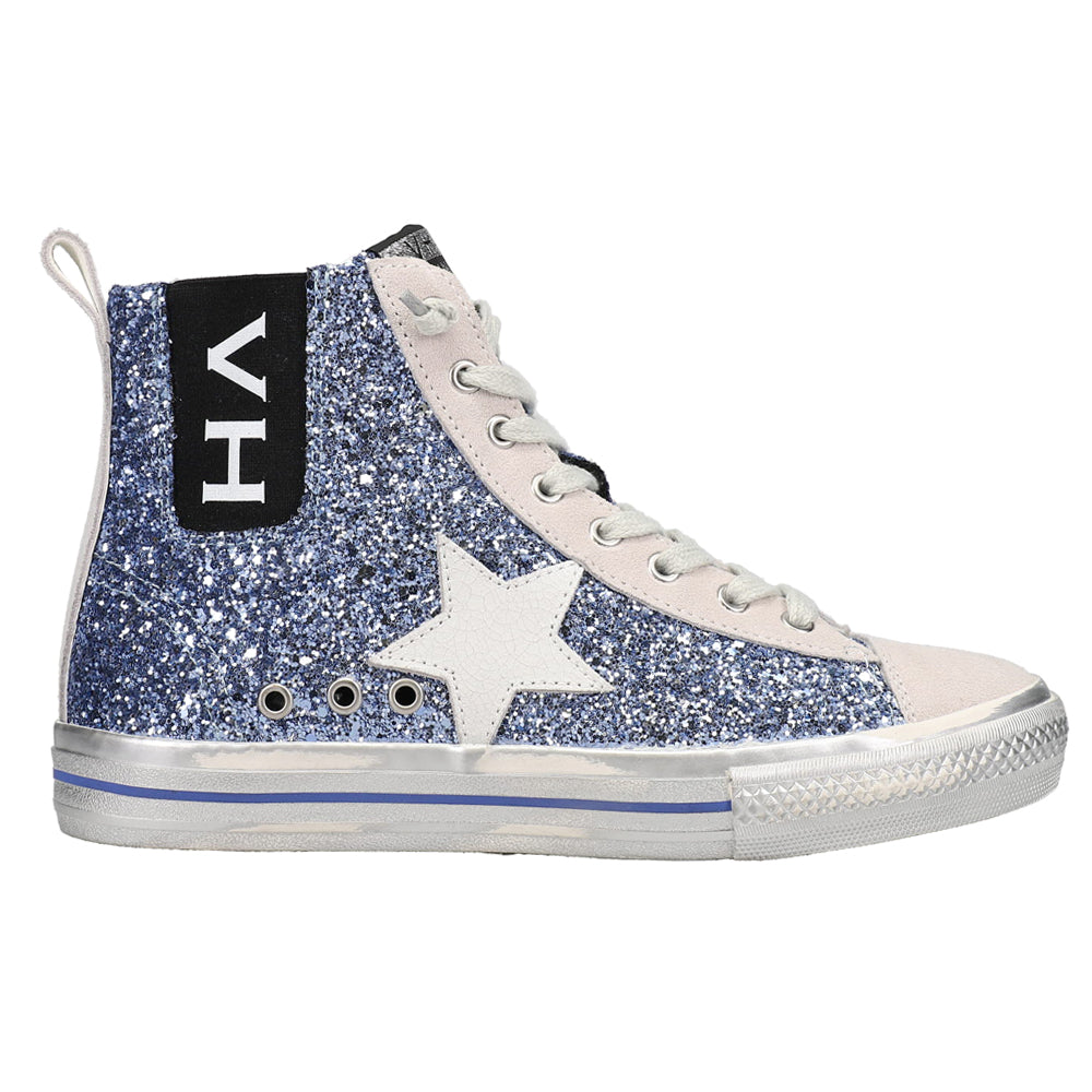 vintage havana high top sneakers glitter