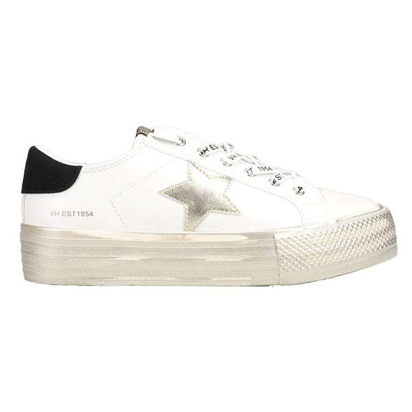 VINTAGE HAVANA Women's Aura Metallic Platform Lace Up