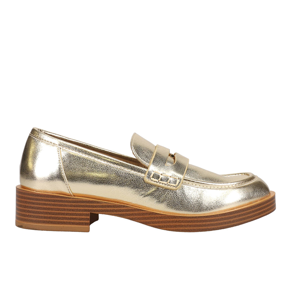 Chinese Laundry Women's Porter Loafers | Gold | Size 6.5 | Leather Chinese Laundry Women's Porter Loafers | Gold | Size 6.5 | Leather