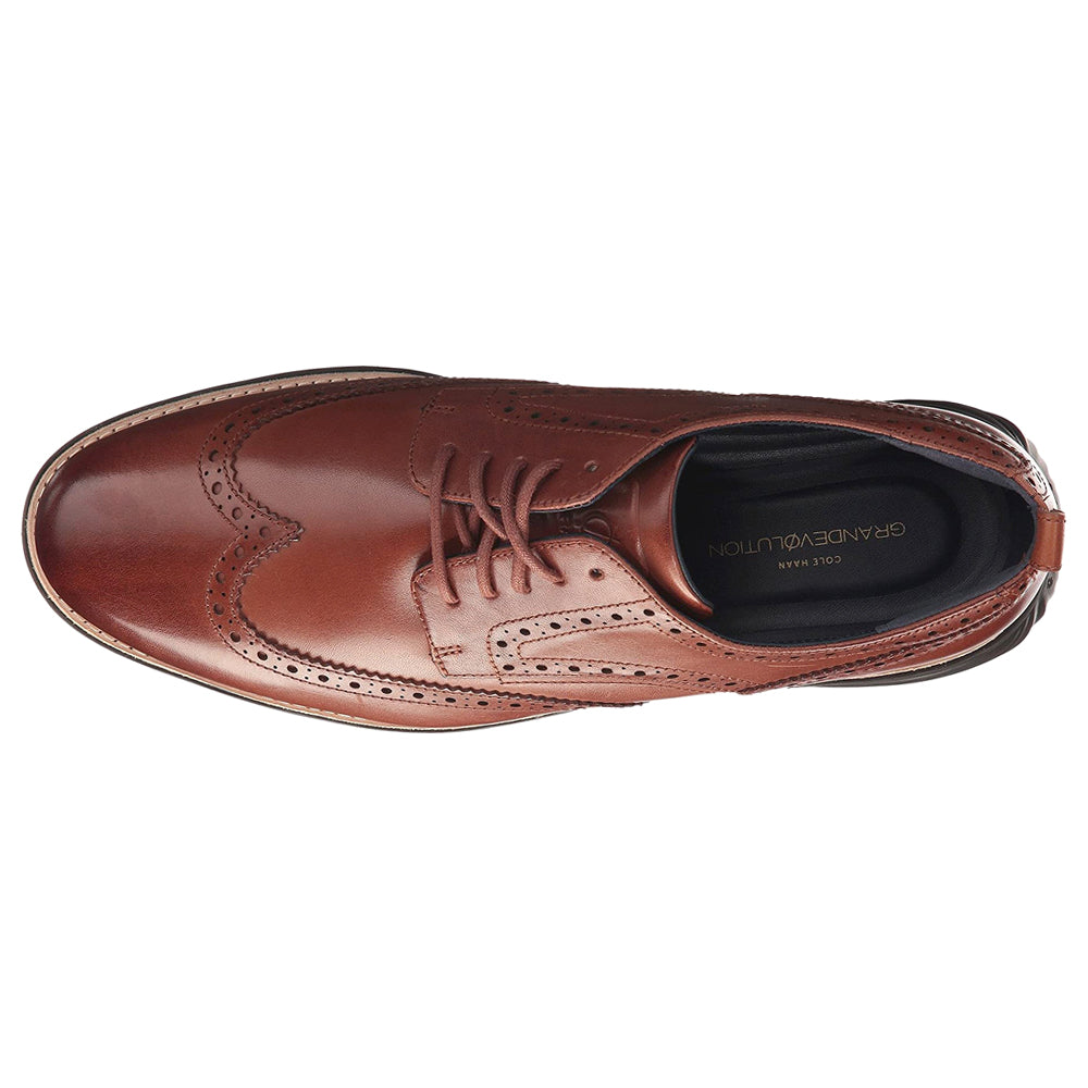 Shop Brown Mens Cole Haan Grand Evolution Shortwing Oxford