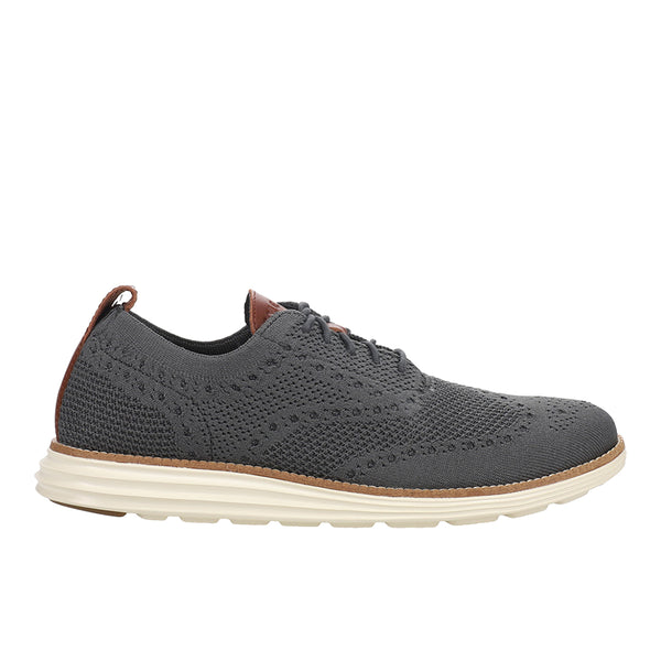 Shop Grey Mens Cole Haan Original Grand Oxford Shoes – Shoebacca display picture 1