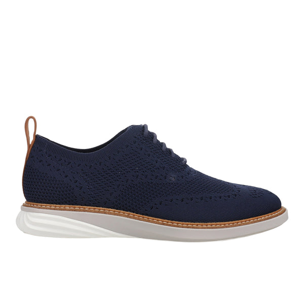 Shop Blue Mens Cole Haan Grand Evolution Perforated Lace Up