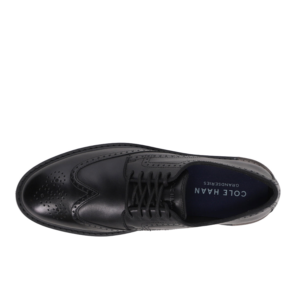 black cole haan dress shoes Cole Haan Men's Grand Neoclassic Plain Toe Oxford Shoes - Black