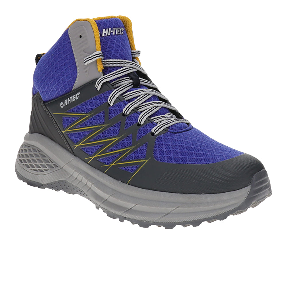 Shop Black, Blue Mens Demolisher Mid Hiking Boots – Shoebacca