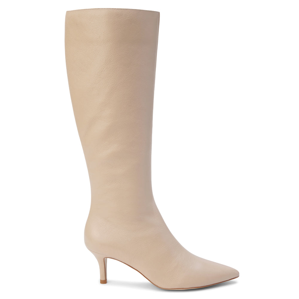 Shop Beige Womens Matisse Charley Pointed Toe Pull On Boots