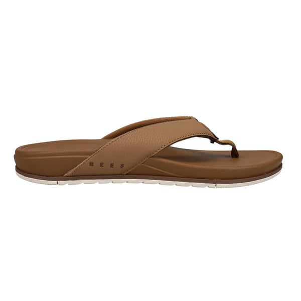 Shop Brown Mens Reef Cushion Bonzer Flip Flops – Shoebacca