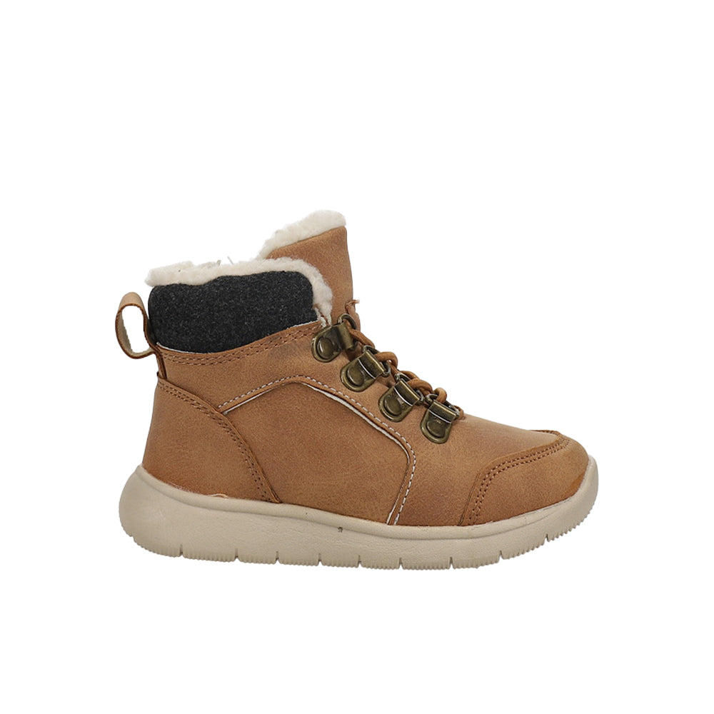 Shop Brown Boys London Fog Fenix Lace Up Boots (Toddler-Little Kid