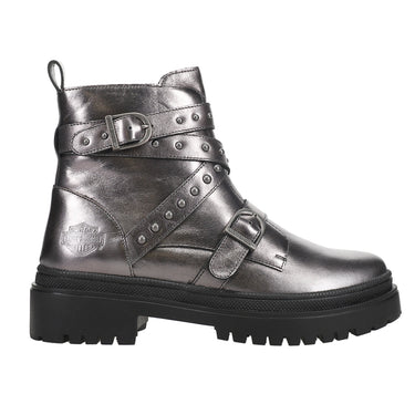 Ankle Boot Damen Boots Metallic Shop Silver Womens Harley-Davidson