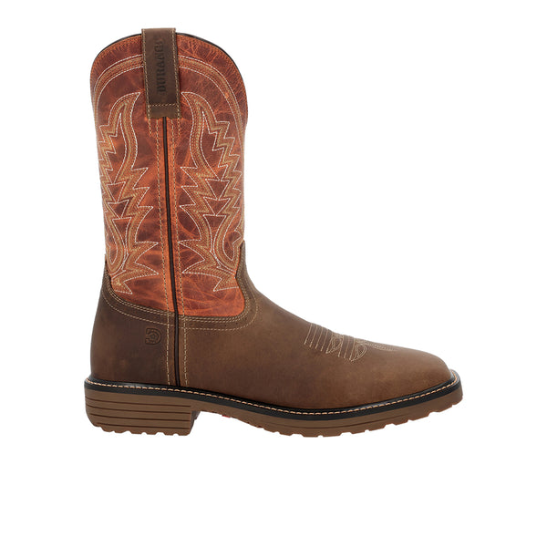 Shop Brown Mens Workhorse Oil Resistant 11 Inch Square Toe Work