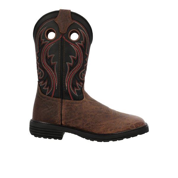 Shop Black, Brown Mens Durango WorkHorse 11 Inch Slip  display picture 1