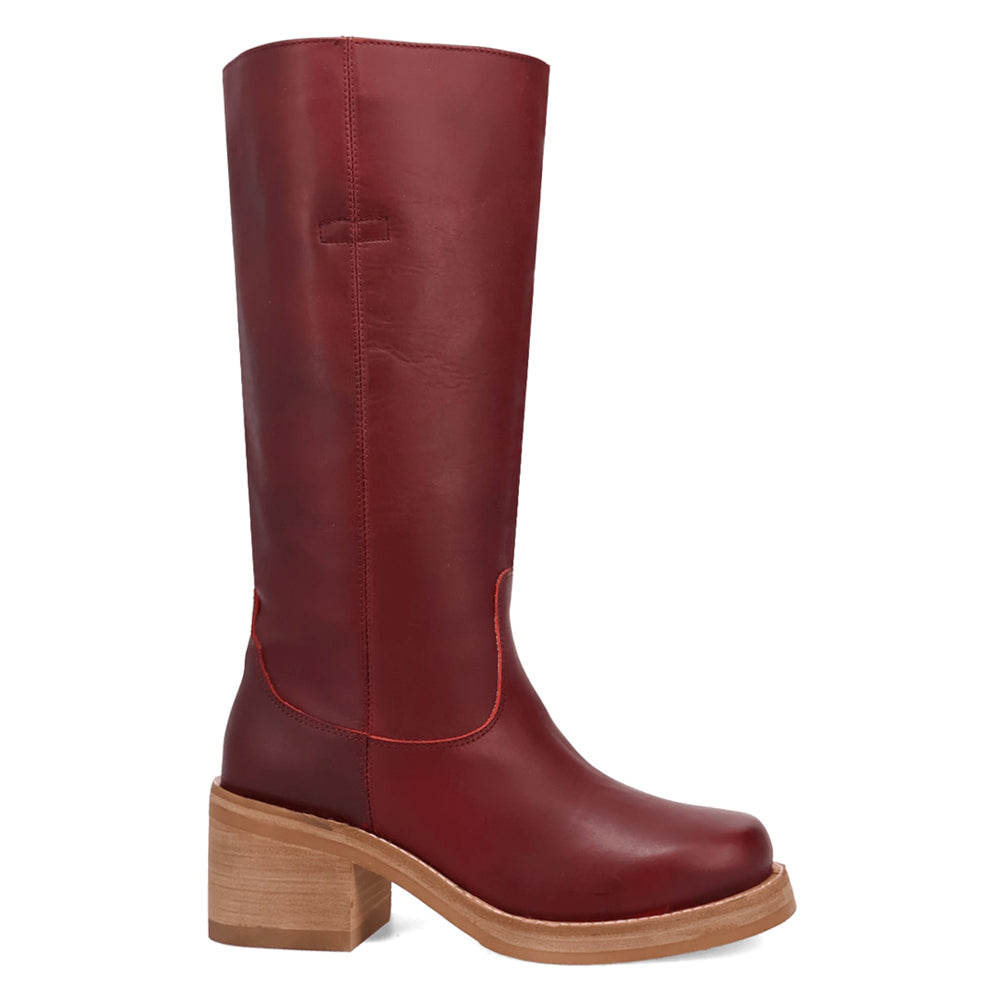 Shop Red Womens Vagabond Round Toe Pull On Boots – Shoebacca