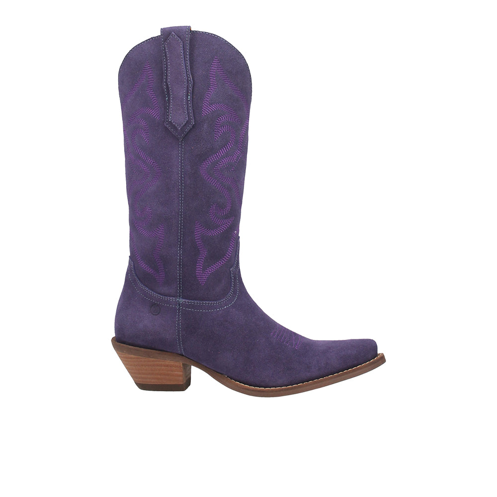 Dingo Women's Out West Cowgirl Boots, Plum, 10 M