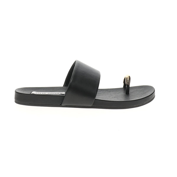 Shop Black Womens Dove Toe Loop Slide Sandals – Shoebacca