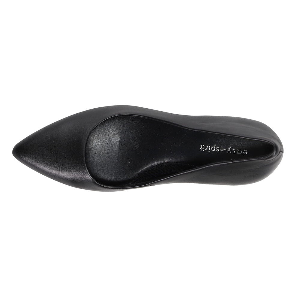 Shop Black Womens Easy Spirit Lexie Pointed Toe Kitten Heel Pumps â Shoebacca