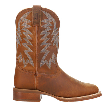 Shop Brown Mens Justin Boots Big Bucks 11 Inch Square Toe Cowboy