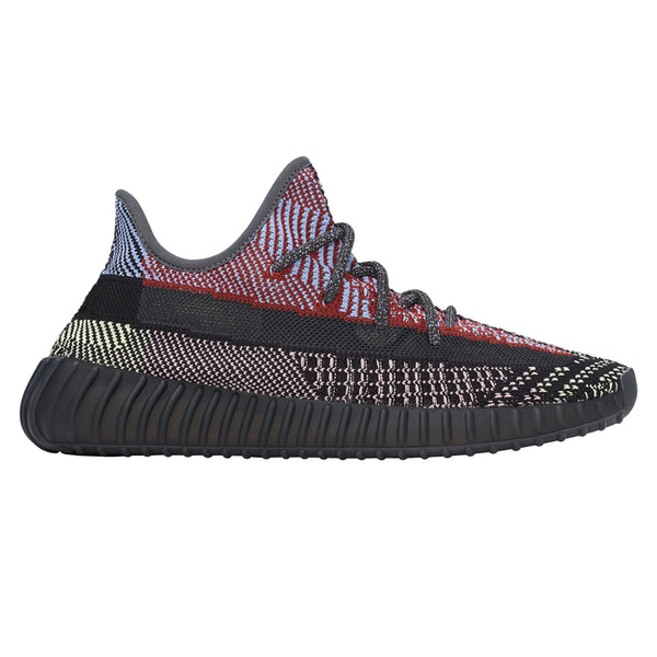 Shop Black, Multi Mens adidas Yeezy Boost 350 V2 Lace Up Sneakers