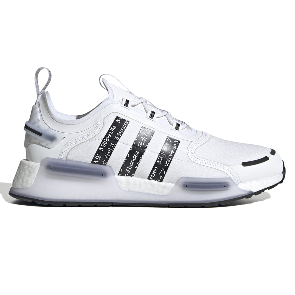 Shop White Mens NMD V3 Lace Up Sneakers Shoebacca Shop White Mens NMD V3 Lace Up Sneakers Shoebacca