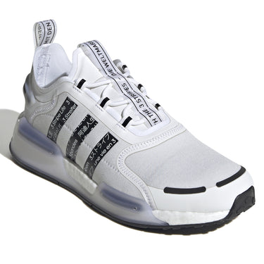 Shop White Mens NMD V3 Lace Up Sneakers Shoebacca Shop White Mens NMD V3 Lace Up Sneakers Shoebacca