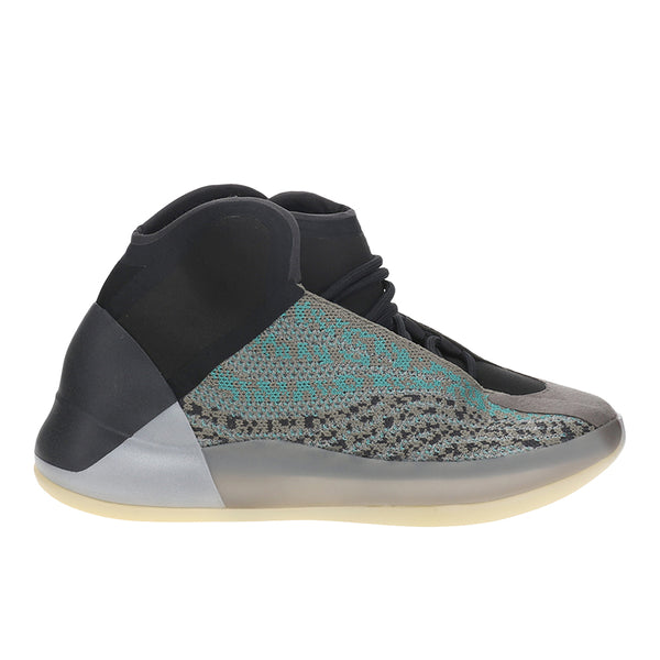 Shop Grey Mens adidas Yeezy Quantum Lace Up Sneakers – Shoebacca display picture 1