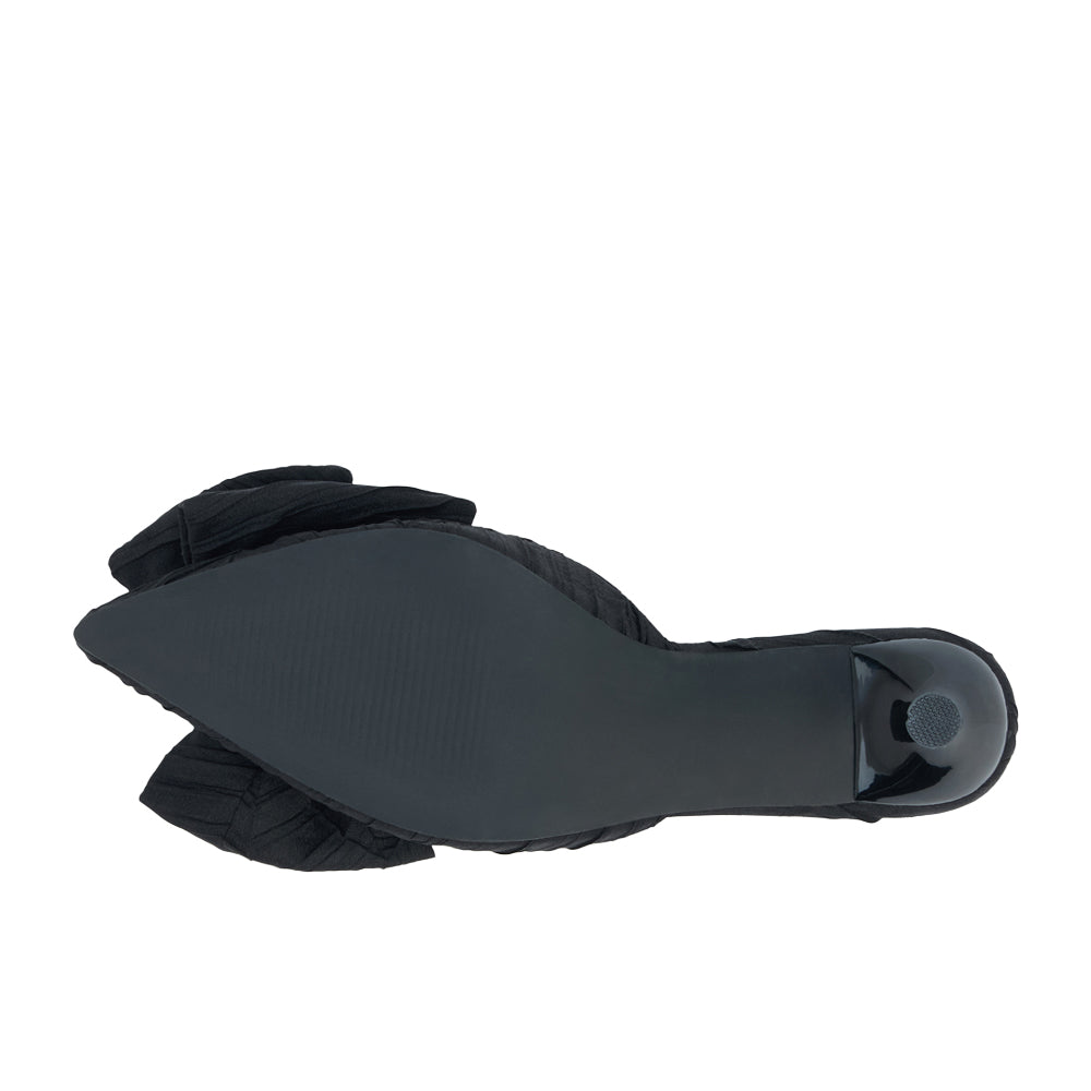 Shop Black Womens Goldie Heeled Mules  Shoebacca