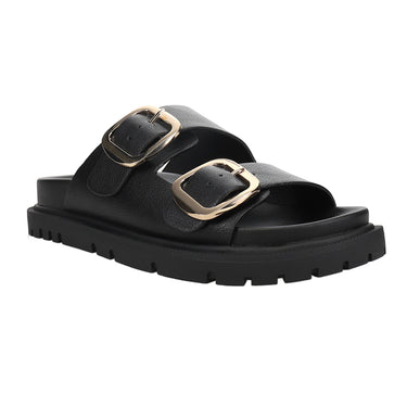 Shop Black Womens MIA Gen Slide Sandals – Shoebacca