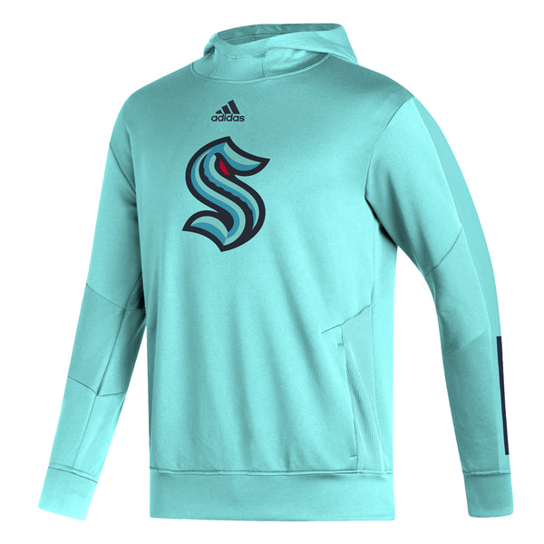 Shop Blue Mens Seattle Kraken Training Pullover Hoodie – Shoebacca