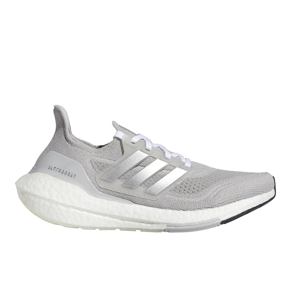 adidas Women's Ultraboost 21 Running Shoes, Grey/Silver adidas Women's Ultraboost 21 Running Shoes, Grey/Silver