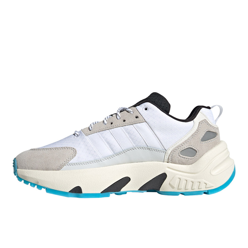 Shop White Mens Zx 22 Boost Lace Up Sneakers – Shoebacca