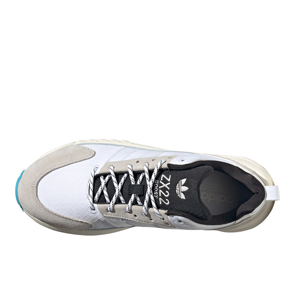 Shop White Mens Zx 22 Boost Lace Up Sneakers – Shoebacca