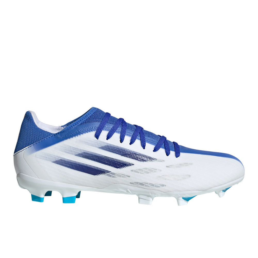 adidas x Speedflow.3 Firm Ground Cleats - Unisex - Cloud White / Legacy Indigo / Hi-Res Blue - 13 adidas x Speedflow.3 Firm Ground Cleats - Unisex - Cloud White / Legacy Indigo / Hi-Res Blue - 13