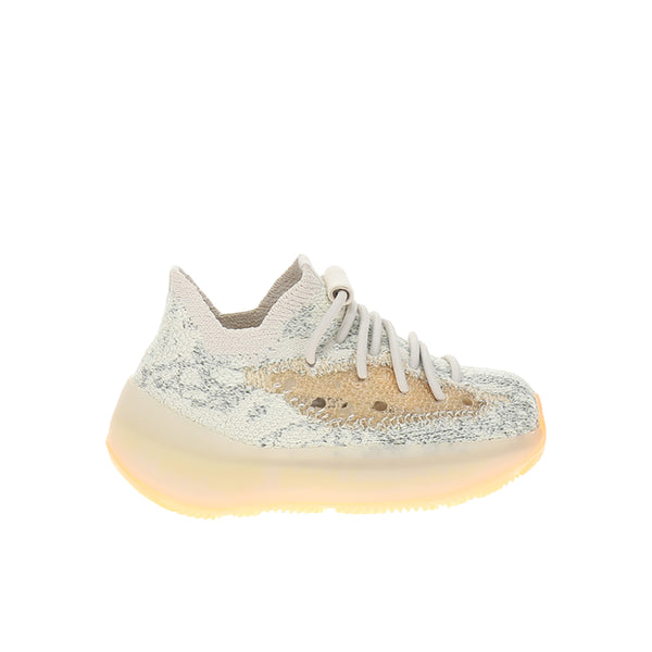 Shop Beige, Off White Boys adidas Yeezy Boost 380 Slip On Sneakers