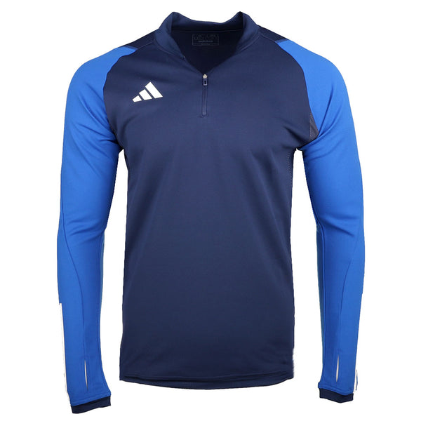 Shop Blue Mens Tiro23 Long Sleeve Quarter Zip Pullover – Shoebacca