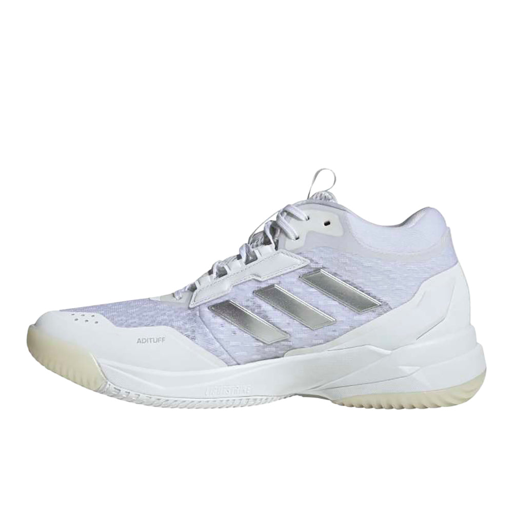 Shop White Womens Crazyflight 6 Mid Indoor Volleyball Shoes