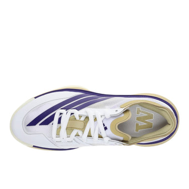 Mens Adizero Select 3.0 Washington Huskies Basketball Shoes White 8 Casual