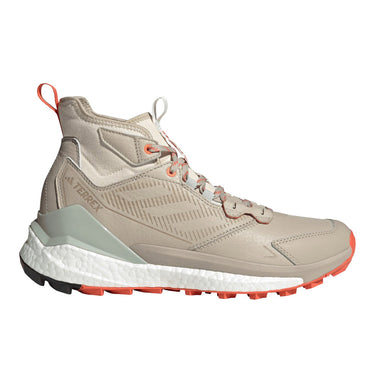 Shop Beige Mens adidas Terrex Free Hiker Leather Hiking Shoes