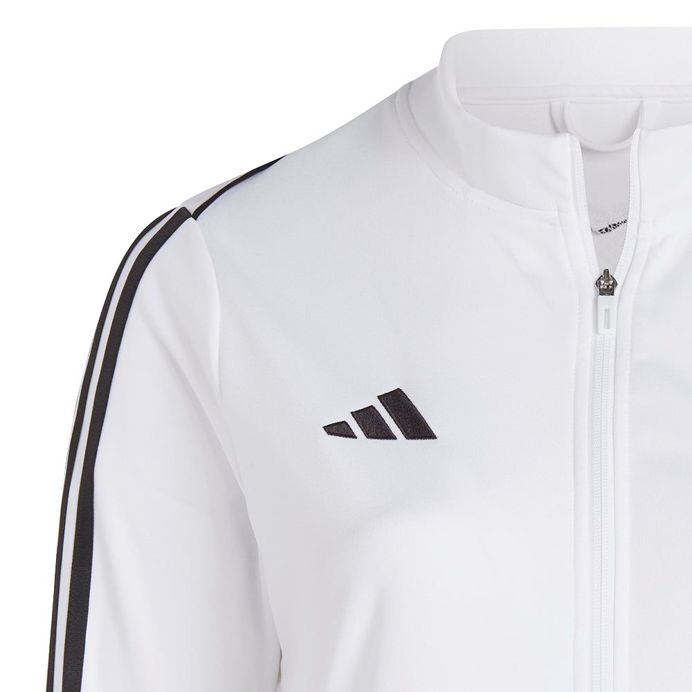 Shop White Womens Tiro23 League Full Zip Track Jacket (Plus Shop White Womens Tiro23 League Full Zip Track Jacket (Plus