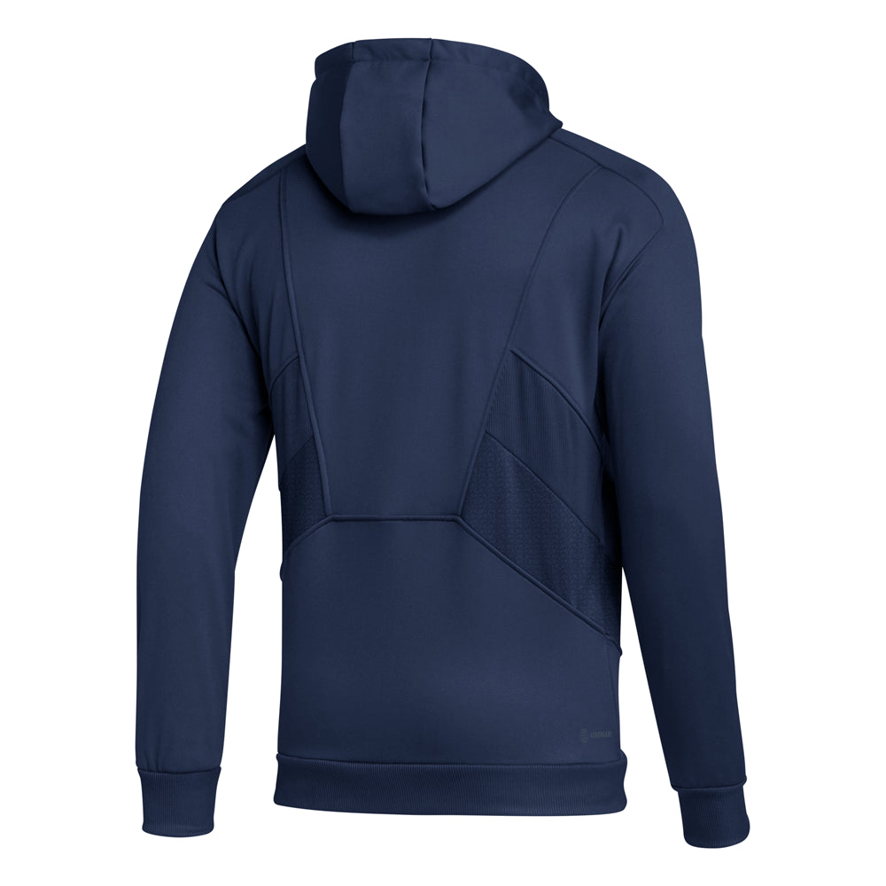 Shop Blue Mens Training Full Zip Hoodie – Shoebacca