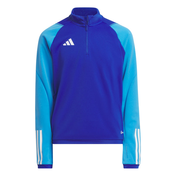 Shop Blue Boys Tiro23 Competition Training Quarter Zip Pullover