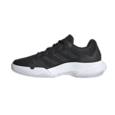 adidas Gamecourt 2 Black/Silver Womens Shoes Black 10.5