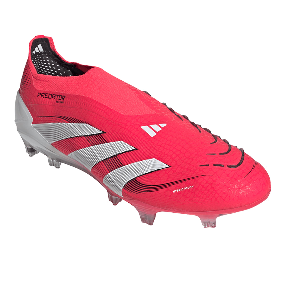 Shop Red Mens Predator Elite Laceless Firm Ground Soccer Cleats