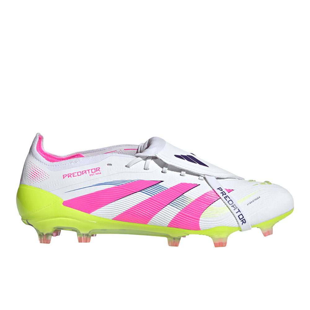 Shop Pink, White Mens Predator Elite Fold-Over Tongue Firm Ground