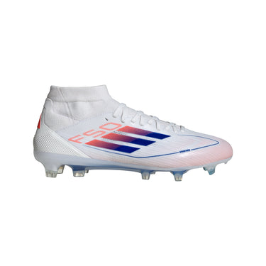 adidas F50 Pro Mid FG Womens Firm Ground Cleats White/Blue/Red / 10 adidas F50 Pro Mid FG Womens Firm Ground Cleats White/Blue/Red / 10