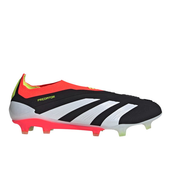 adidas Predator Elite Laceless FG - Black/White/Solar Red