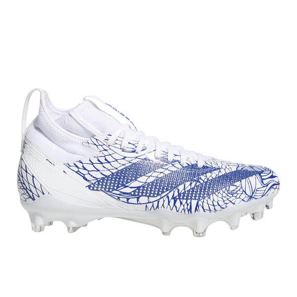 Adizero Impact Cleats　WHT/SIL　26.5㎝　K Shop Blue, White Mens Adizero Impact Exotic Speed Football Cleats