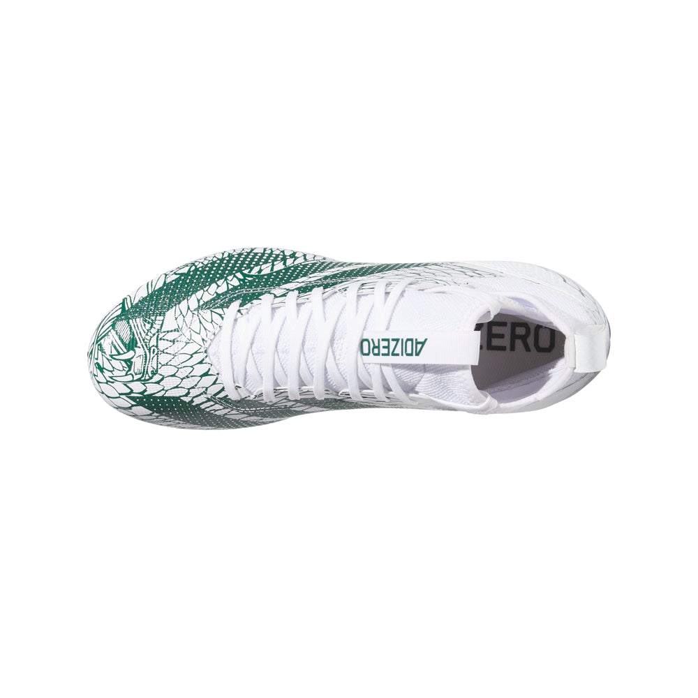 Shop Green, White Mens Adizero Impact Exotic Speed Football