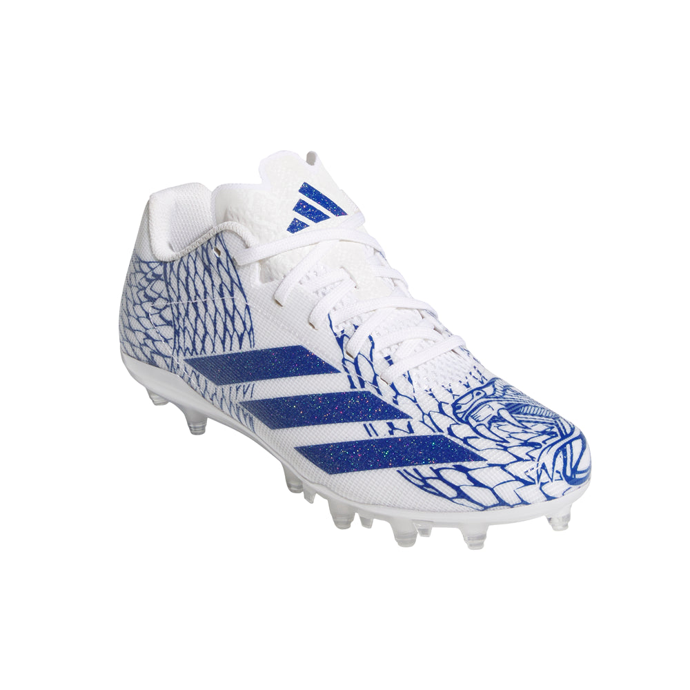 Shop White Boys Adizero Electric.2 Football Cleats (Little