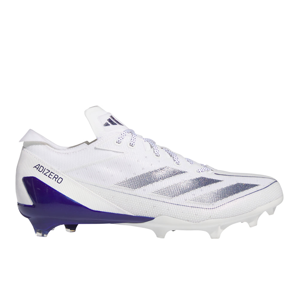 Shop Purple, White Mens Adizero Electric American Football  display picture 1