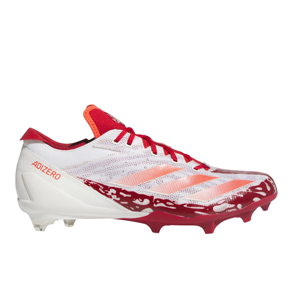 Shop White Mens Adizero Electric Speed Juice Football Cleats